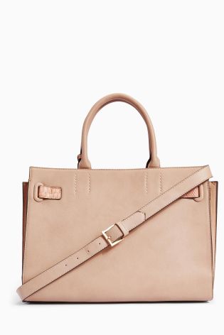 Large Structured Tote Bag